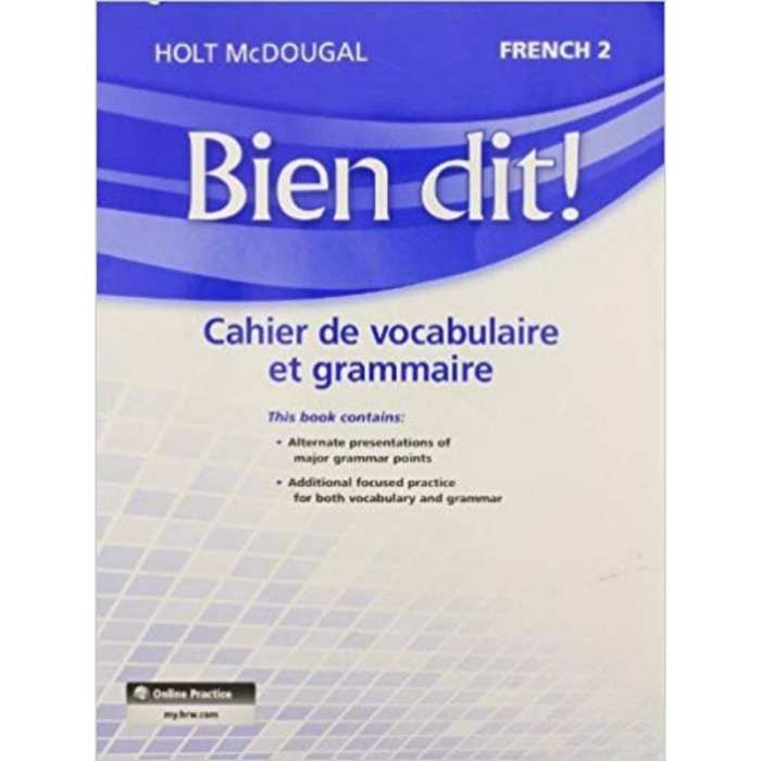 Bien dit french 3 workbook answers