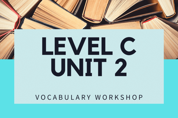 Vocabulary workshop unit 2 answers