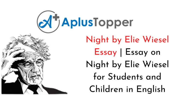 Essay about the book night by elie wiesel