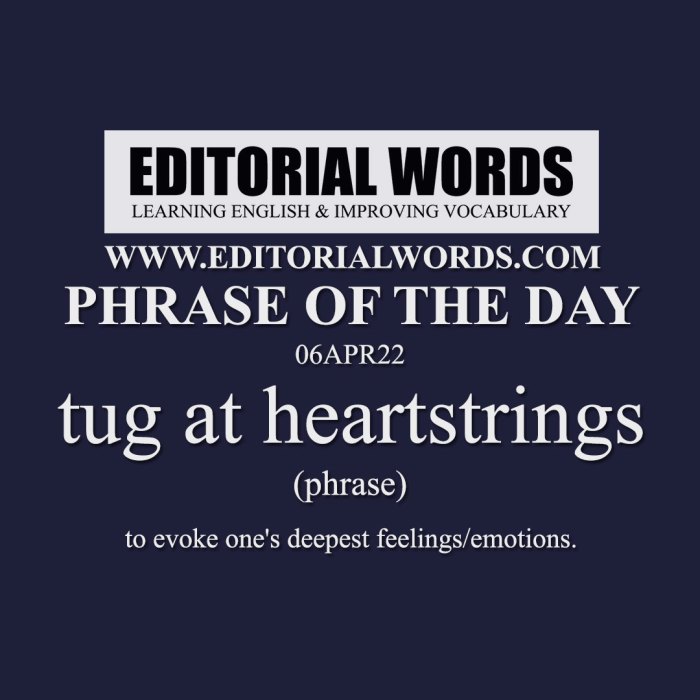 Tug heartstrings